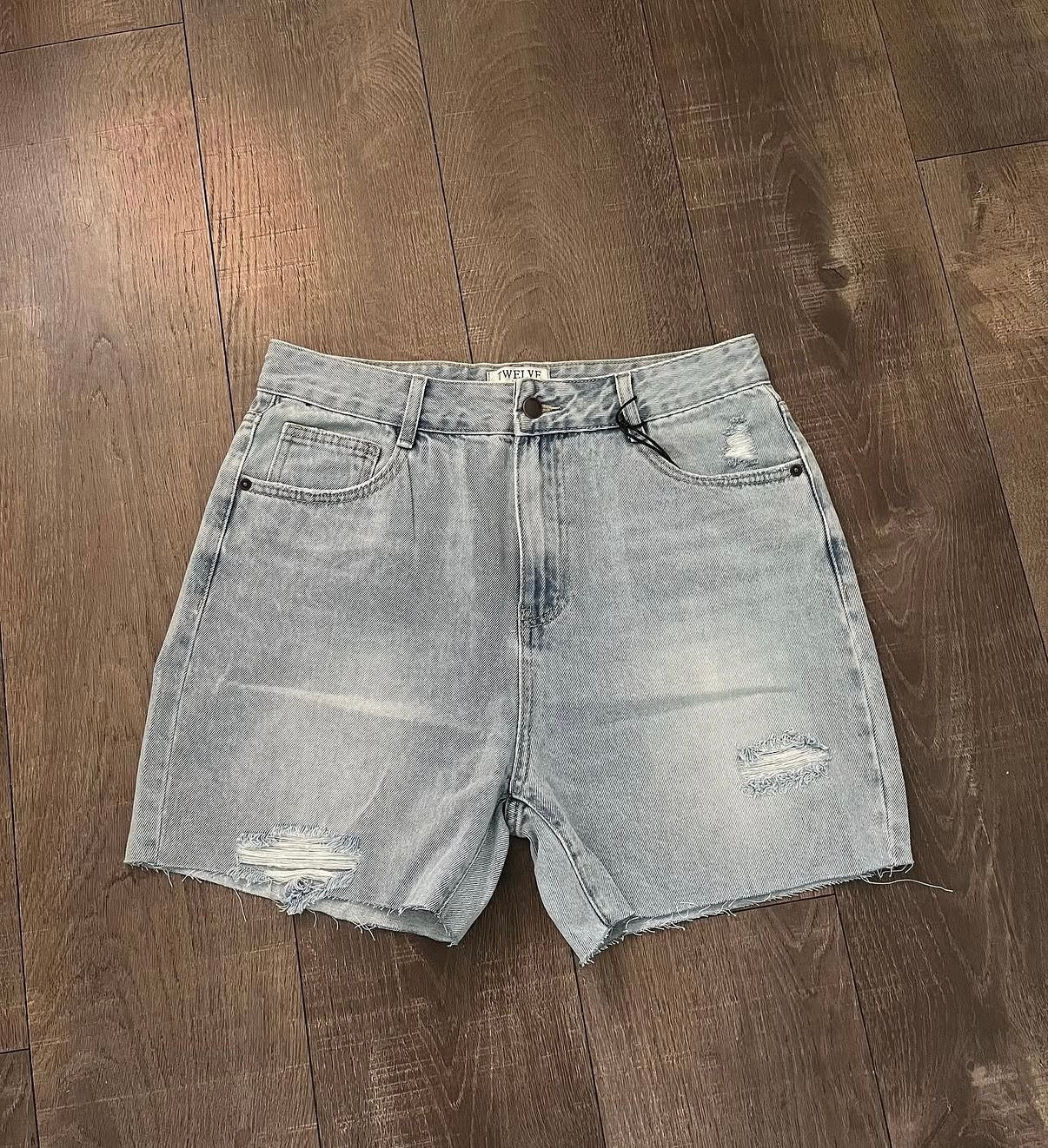 Lyssa Light Denim Shorts