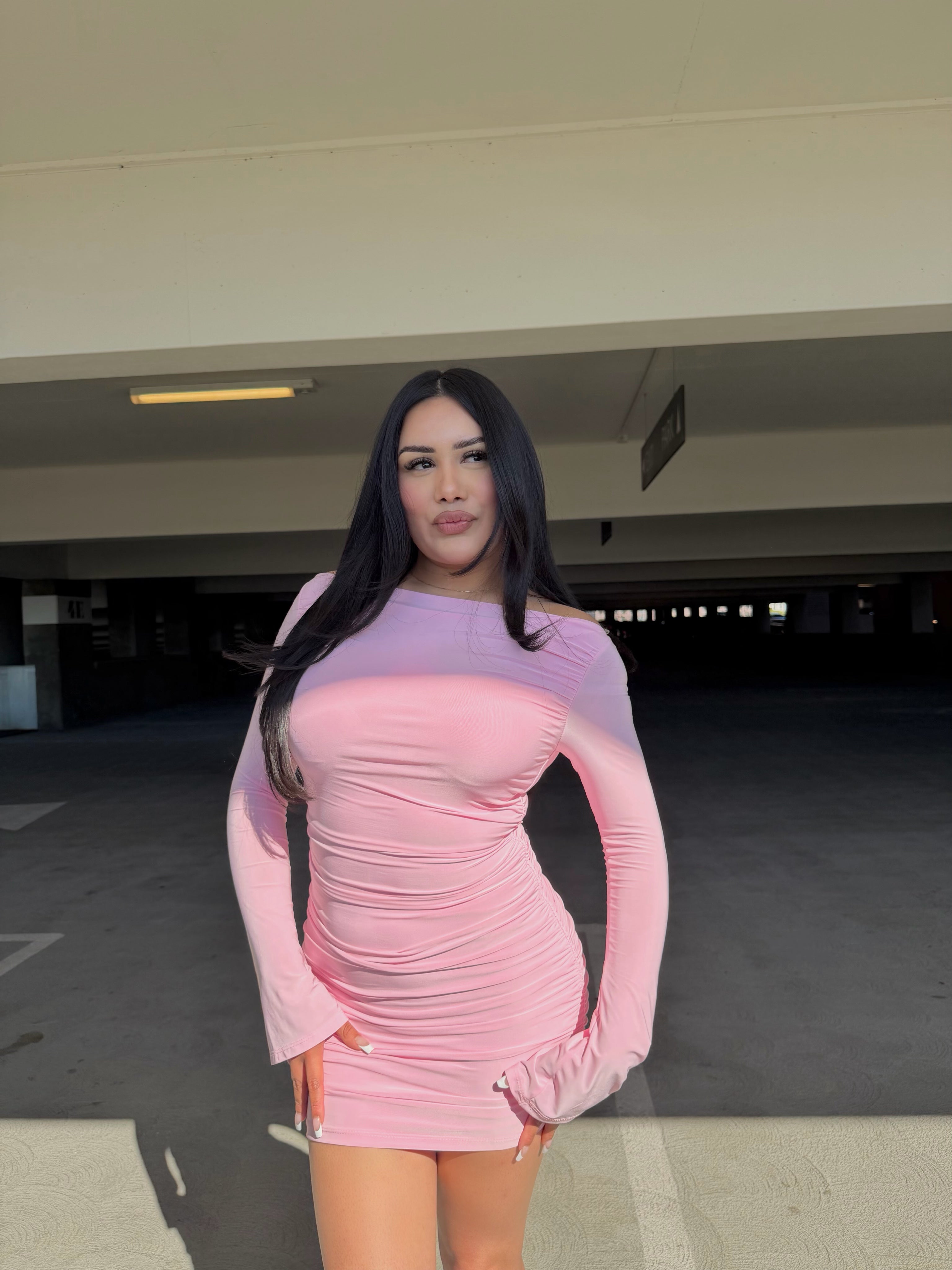 Cierra Bell Sleeve Dress